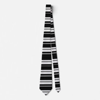 Black Stripe Tie – Bold Modern Accessory Slips