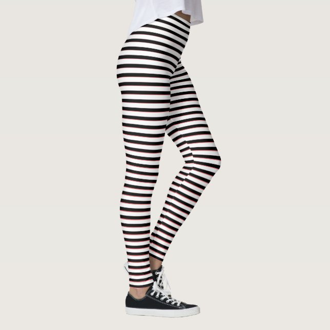 Black stripes  leggings (Höger)