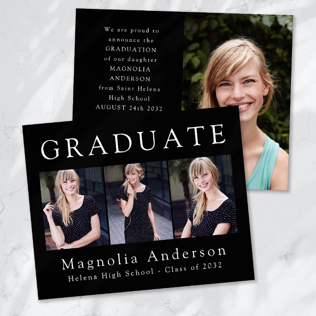 Black Student Four Photo Notice Flygblad (Skapare uppladdad)