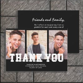 Black Studenten 3 Photo Tack Kort