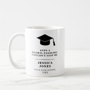 Black Studentmössa Class of 2021 Pandemic Kaffemugg