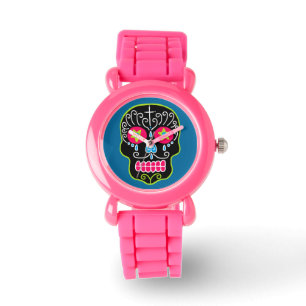 Black Sugar Skull Armbandsur