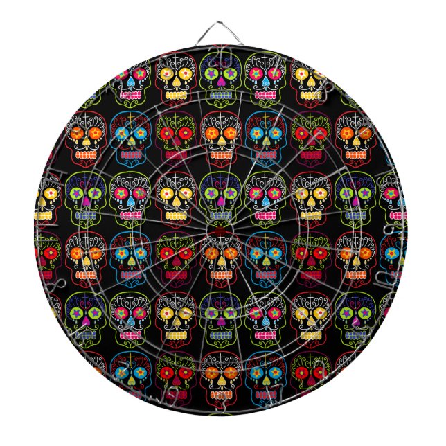 Black Sugar Skull Darttavla (Framsidan)