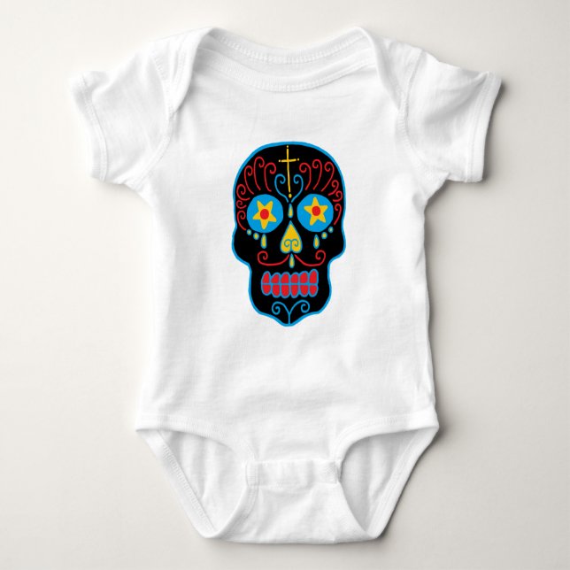 Black Sugar Skull Tröja (Framsida)