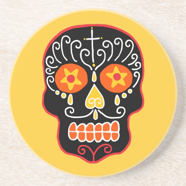 Black Sugar Skull Underlägg (Framsidan)