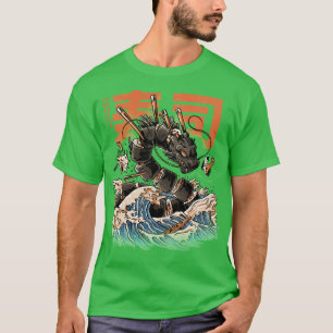 Black Sushi Dragon T Shirt