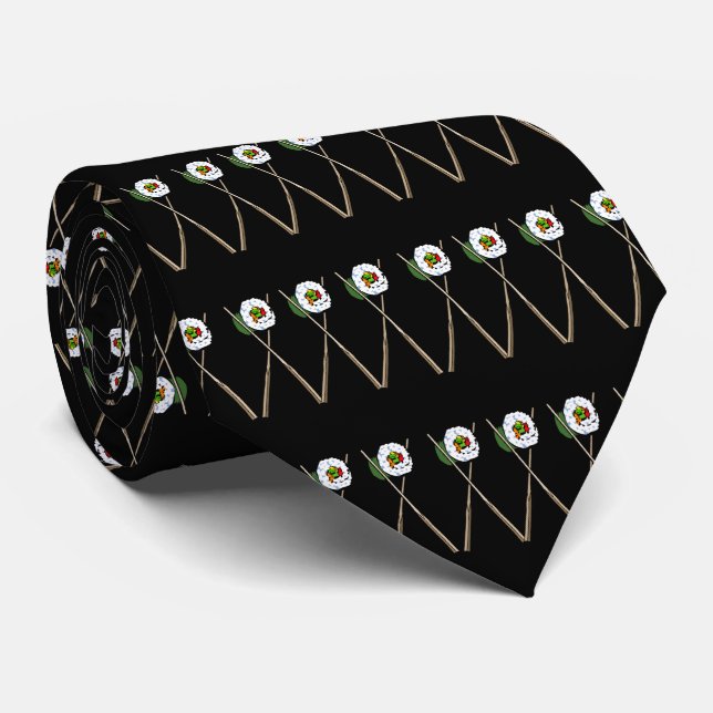Black Sushi Tie Slips (Rullad)
