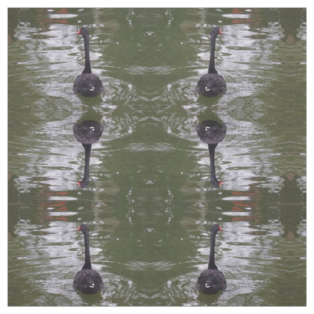 Black Svan Fabric Tyg (Provkarta)