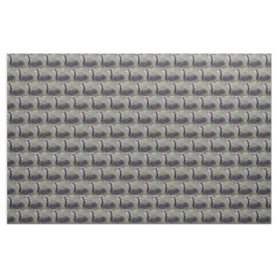 Black Svan Fabric Tyg