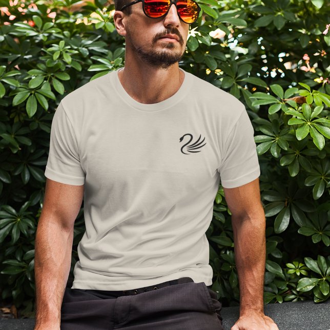 Black Svan Lämnat Chest-Logotyp T Shirt (Black Swan Left Chest Logo T-Shirt)