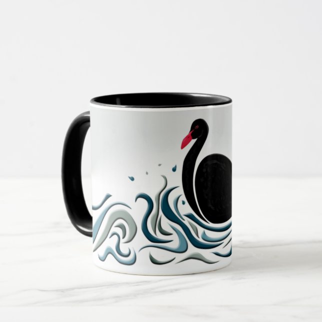 Black Svan Mugg (Framsida vänster)