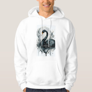 Black Svan T-Shirt Hoodie