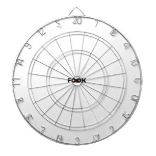 Bläck svart på vitt ritbord darttavla