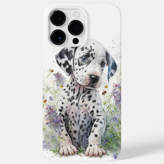 BLACK SVART VITVITDALMATION PUPPY (Baksida)