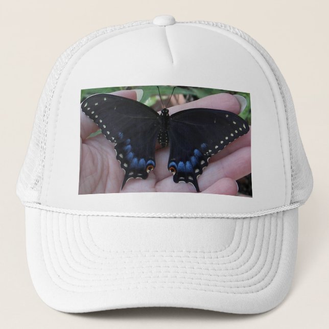 Black Swallowtail Butterfly #1 Hat Keps (Framsida)