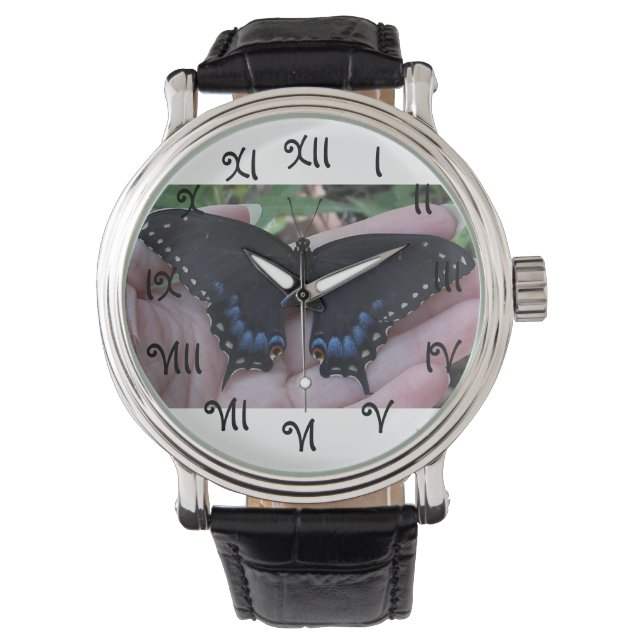 Black Swallowtail Butterfly#1-watch Armbandsur (Framsida)