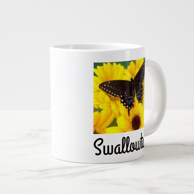 Black Swallowtail butterfly Jumbo Mugg (Framsida höger)