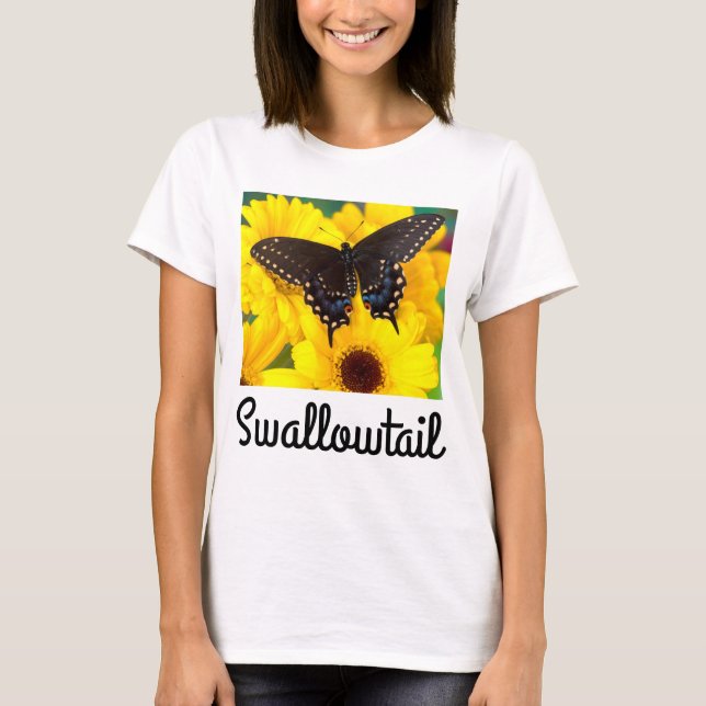 Black Swallowtail butterfly Tee (Framsida)