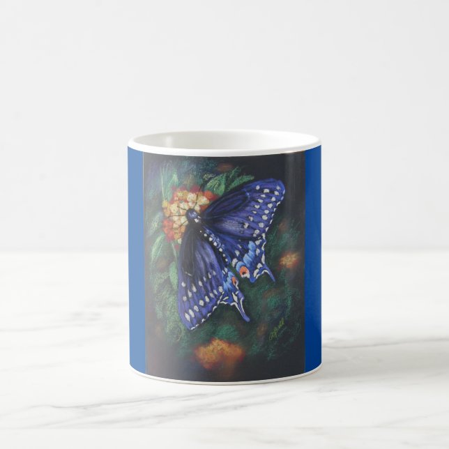 "Black Swallowtail" kaffe mugg (Center)