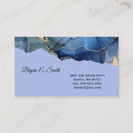 Bläck Swirl Affärskort Visitkort