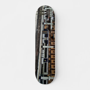 Black tåg mini skateboard bräda 18,5 cm