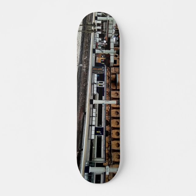 Black tåg mini skateboard bräda 18,5 cm (Framsida)