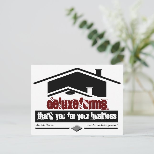 Black Tak Tack Vykort (Stående Fram)