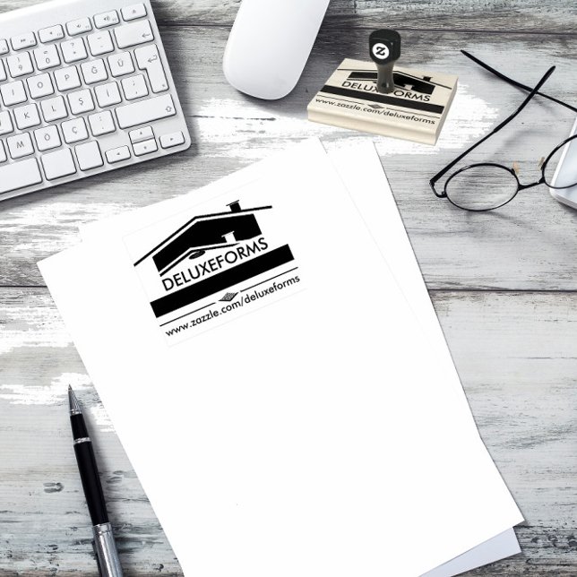 Black Tak Wood Rubber Frimärke Stämpel (Skapare uppladdad)