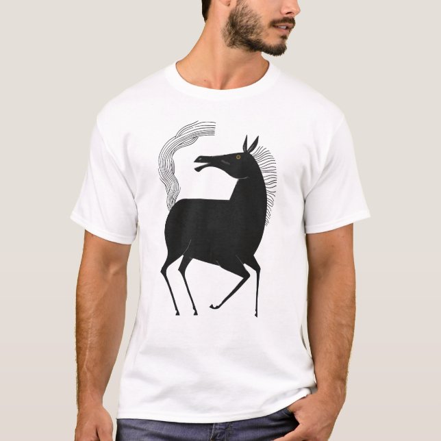 Bläck Talking Fantasy V01 HORSE T Shirt (Framsida)