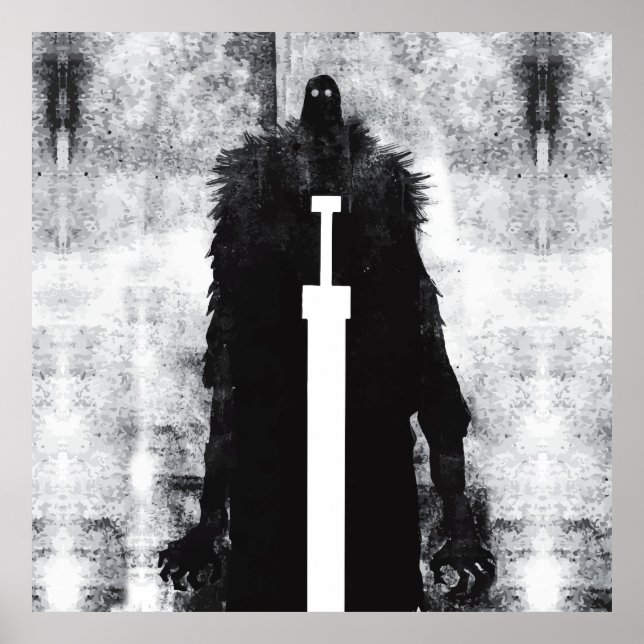 Bläck Talking Fantasy V02 A Knight från helvetet Poster (Framsidan)