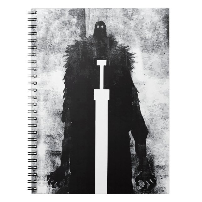 Bläck Talking Fantasy V02 En riddare från helvetet Anteckningsbok (Framsidan)