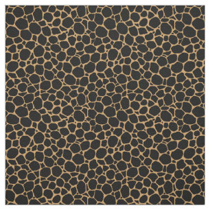 Black Tan Animal Print Tyg