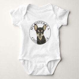 Black Tan Chihuahua Dog Big Sister T Shirt
