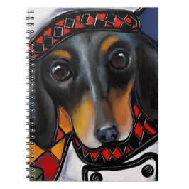 Black Tan Dachshund Anteckningsbok