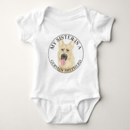 Black & Tan German Shepherd Big Sister T Shirt