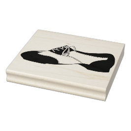 Black Tapdance Oxford Tap Dance Shoe Teacher Stämpel