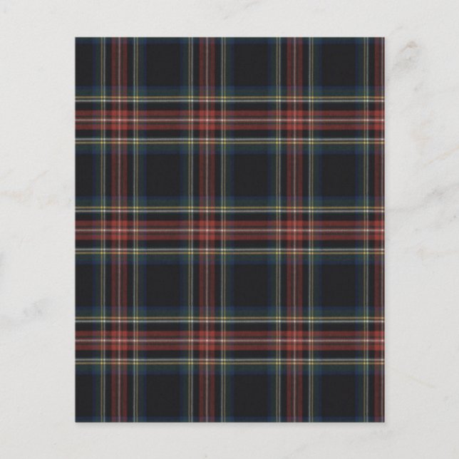 Black Tartan Papprare Lakan (Framsida)