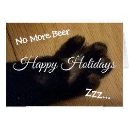 Black Tass Holiday Greetings OBS Kort