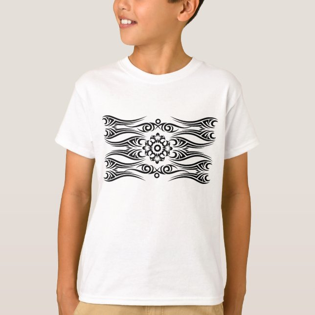 Black Tattoo Tribal 1 Tee (Framsida)