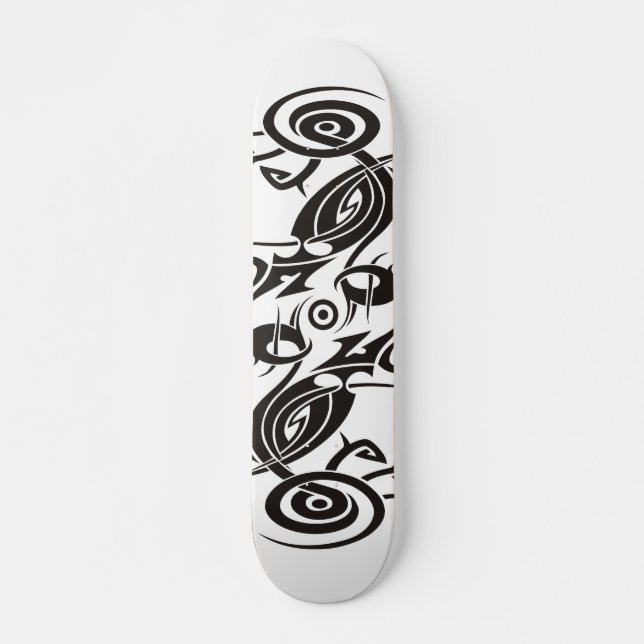 Black Tattoo Tribal 2 Skateboard Bräda 21,5 Cm (Framsida)