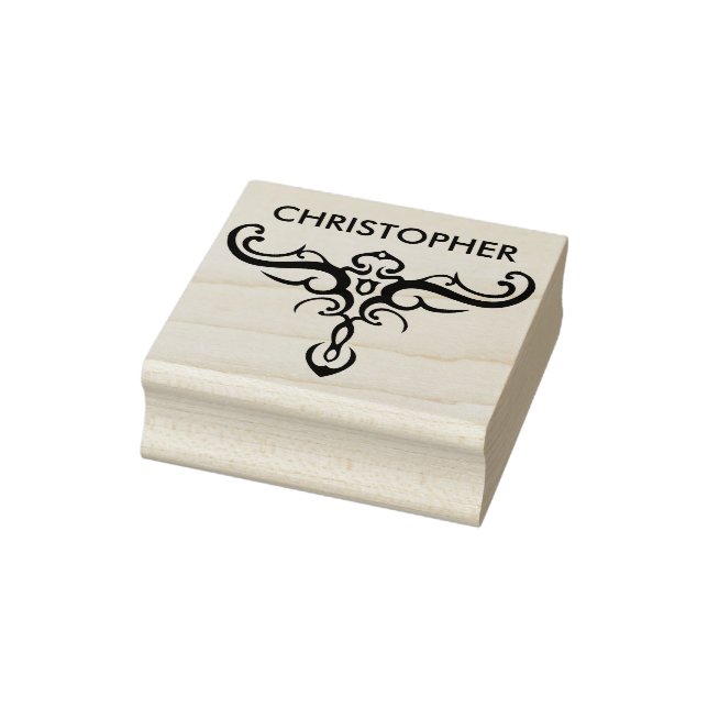 BLACK TATTOO TRIBAL 3 + backgr. & idéer Stämpel (Stämpel)