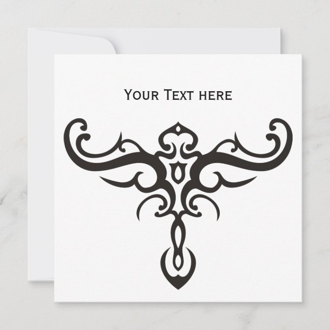 BLACK TATTOO TRIBAL III + din idé (Framsida)