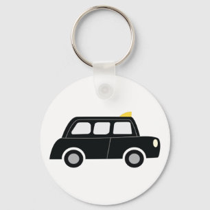 Black Taxi Nyckelring