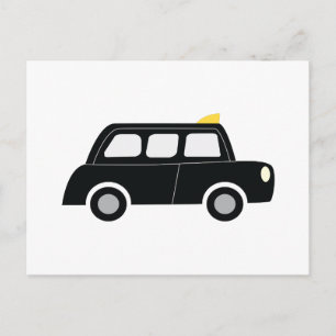 Black Taxi Vykort