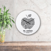 Black Teacher Appreciation Typograhy Apple