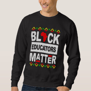 Black Teacher Magic African American Black History Lång Ärmad Tröja
