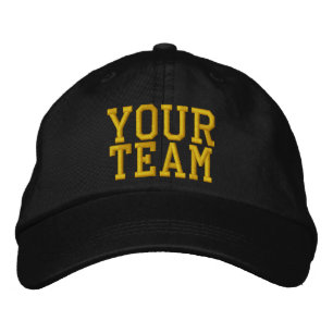 Black Team Cap - SRF Broderad Keps