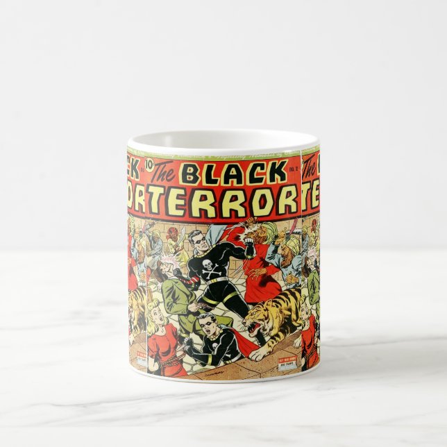 Black Terror-Tecknad Kaffemugg (Center)