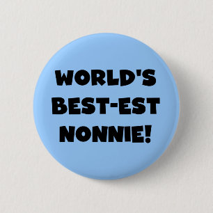 Black Text World's Best Nonnie Gifts Knapp