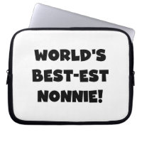 Black Text World's Best Nonnie Gifts